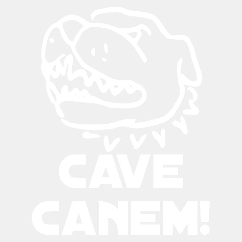 Cave Canem! chien de garde de l'attention!