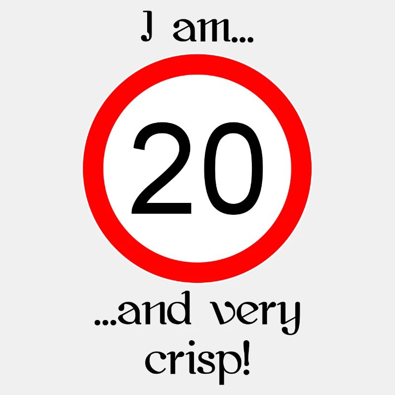 20 years very crisp script black