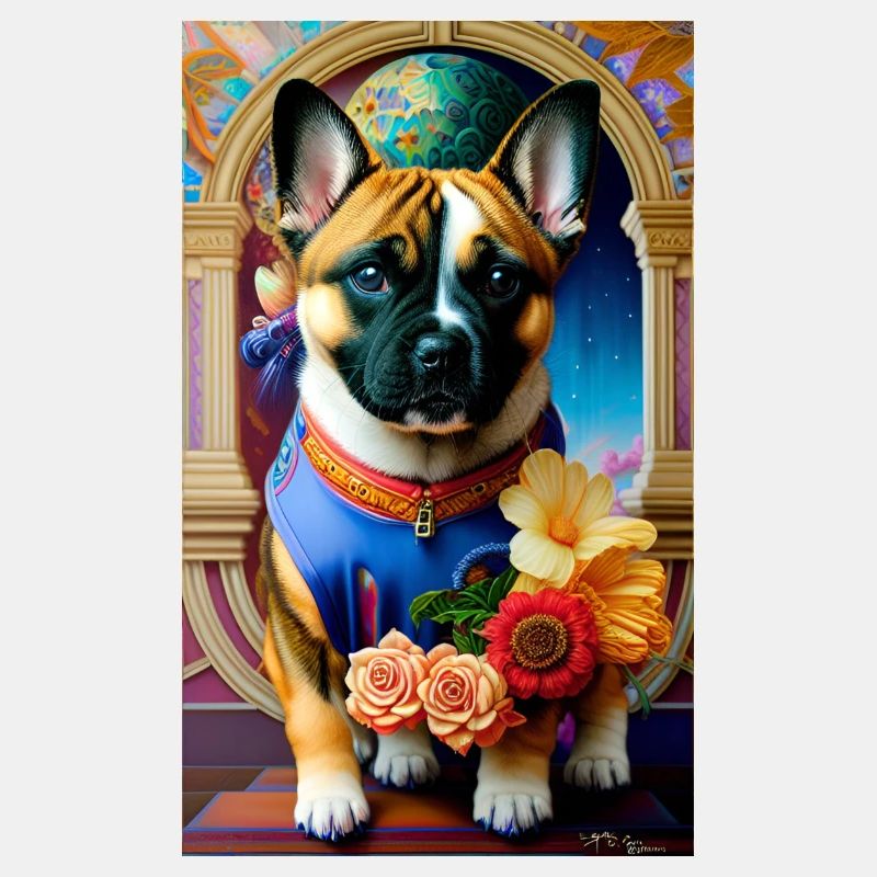 Bulldogge Gemälde