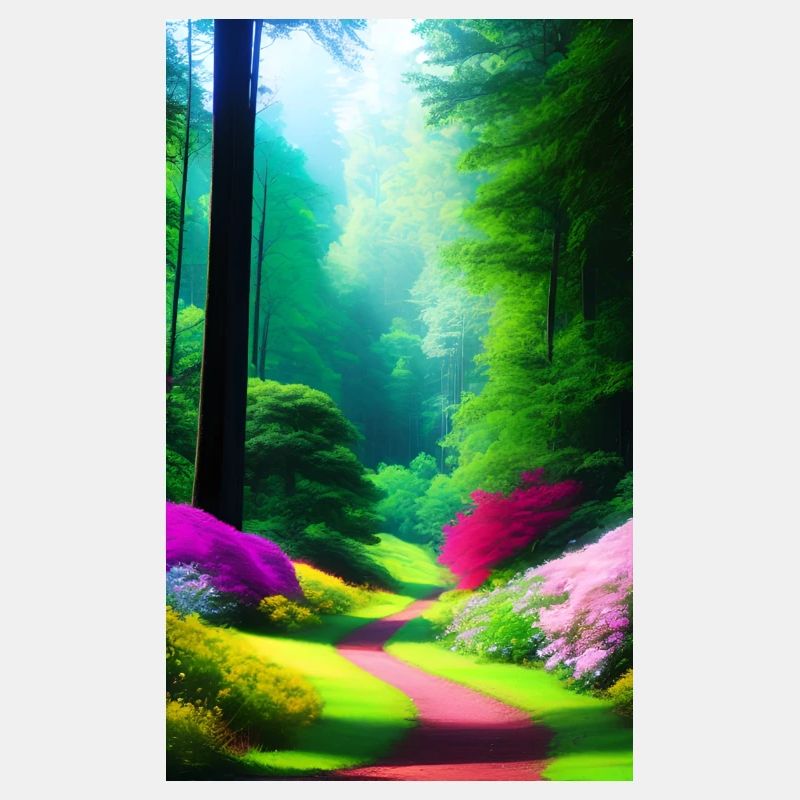 Bunter Waldweg