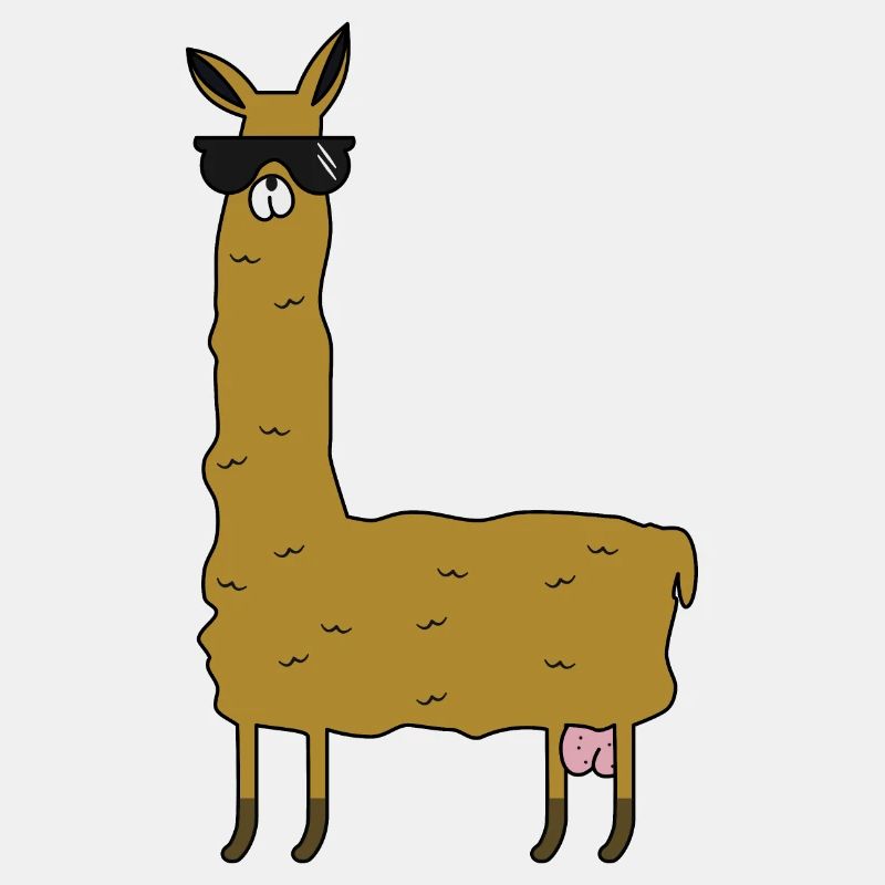 Lama mit Extras