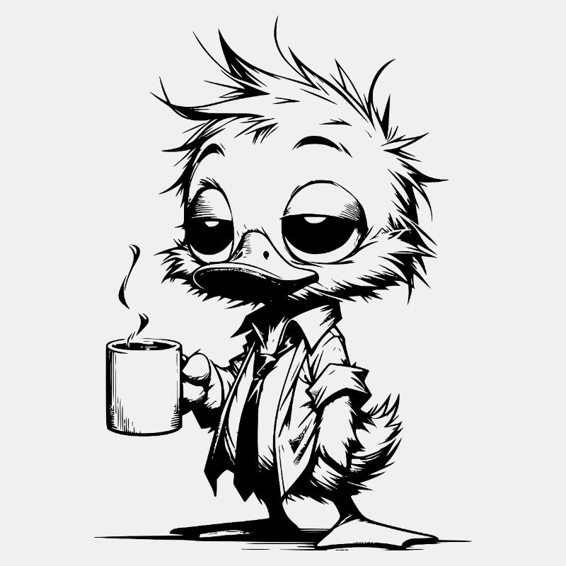 Caféine, coma, canard au bureau, somnolence au bureau