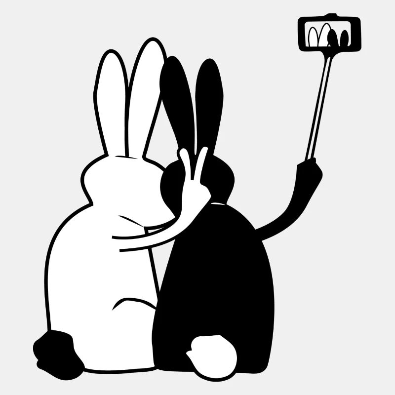 lapins de Pâques drôles