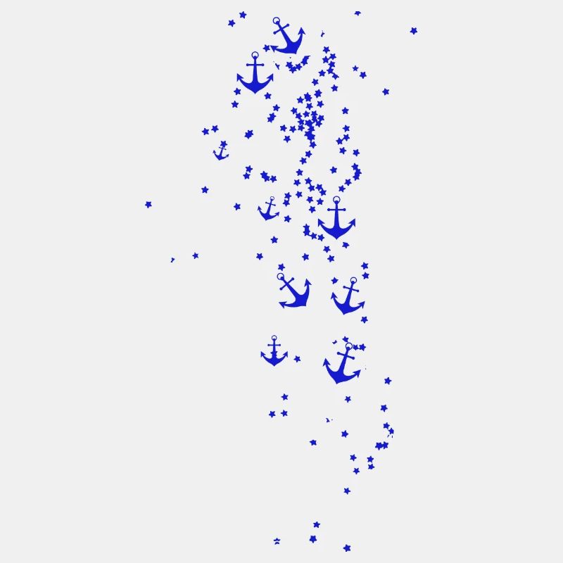 anker,sterne,anker,blau,illustration