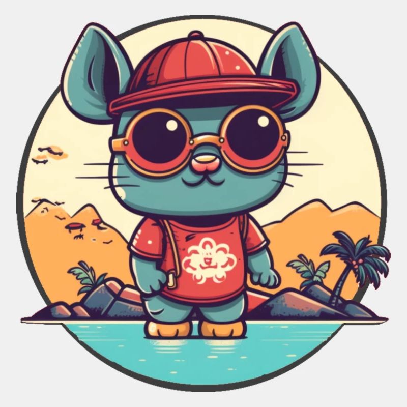 maus im urlaub