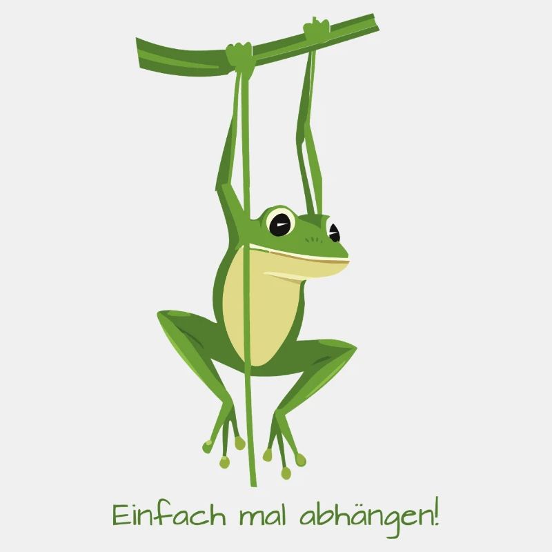 Frosch abhaengend