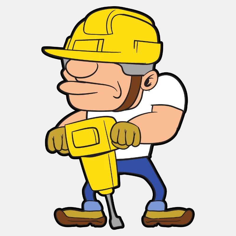 Travailleur de la construction chantier de construction