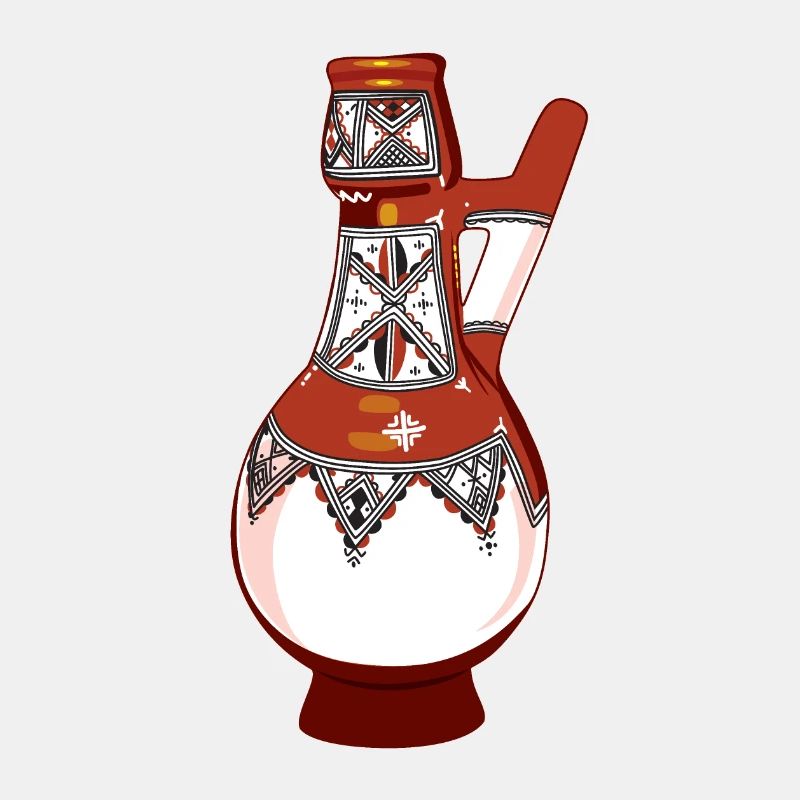 Töpferwaren Kabyle Motif