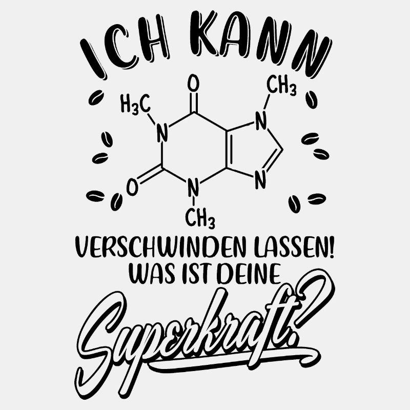 Coffein Kaffee Spruch Chemische Formel Lustig