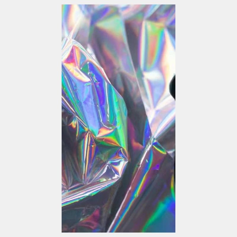 Glitchy Pattern Texture; Hologramme Aluminium synth