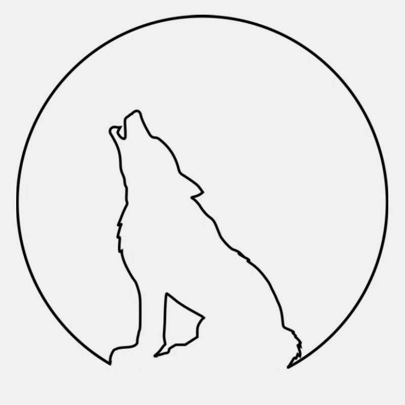 heulender Wolf