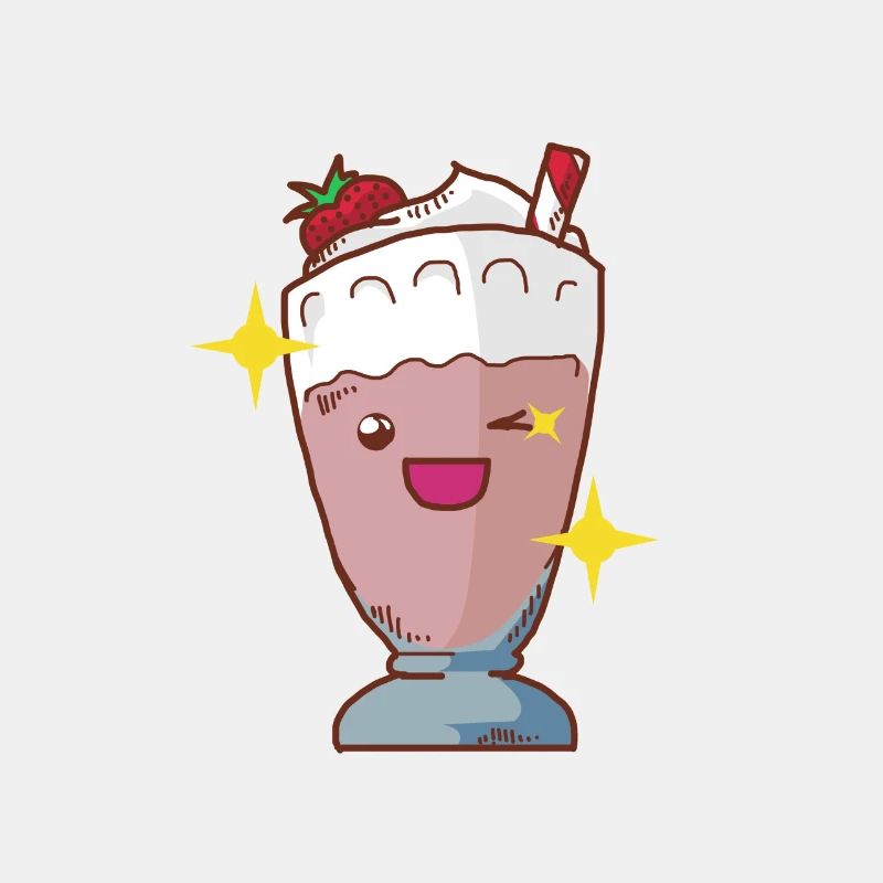 Milchshake Erdbeershake Erdbeermilchshake Shake