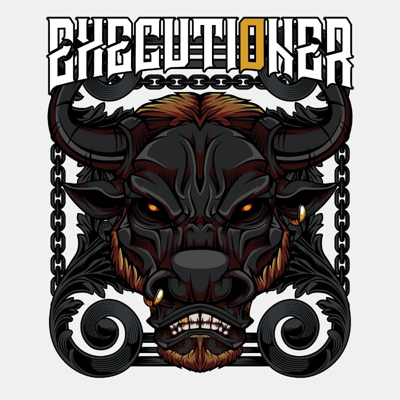 Executioner Bulle Stier Hausrind Wildtier Geschenk