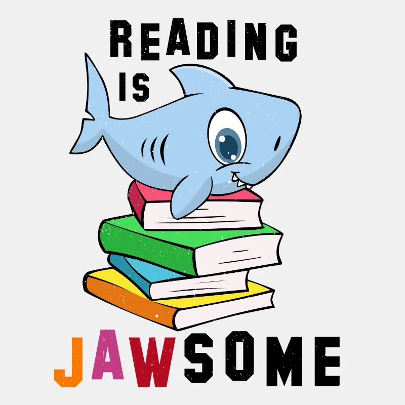 Reading Is Jawsome | Book reading pun game gift