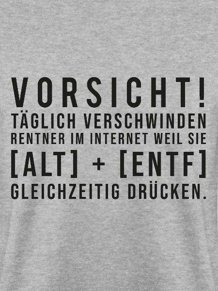 Rentner verschwinden im Internet