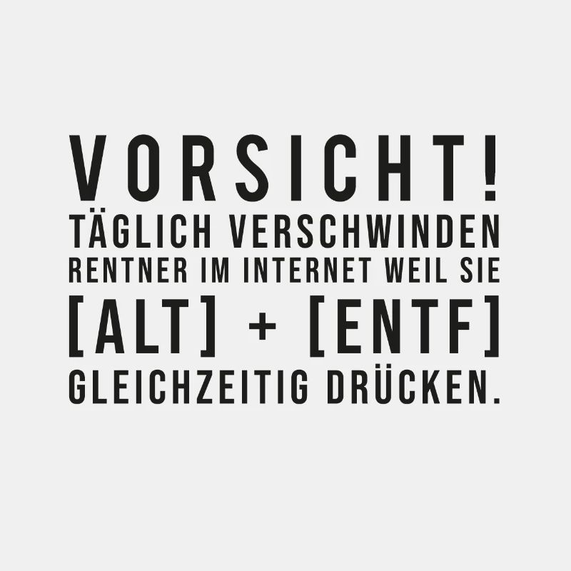Rentner verschwinden im Internet