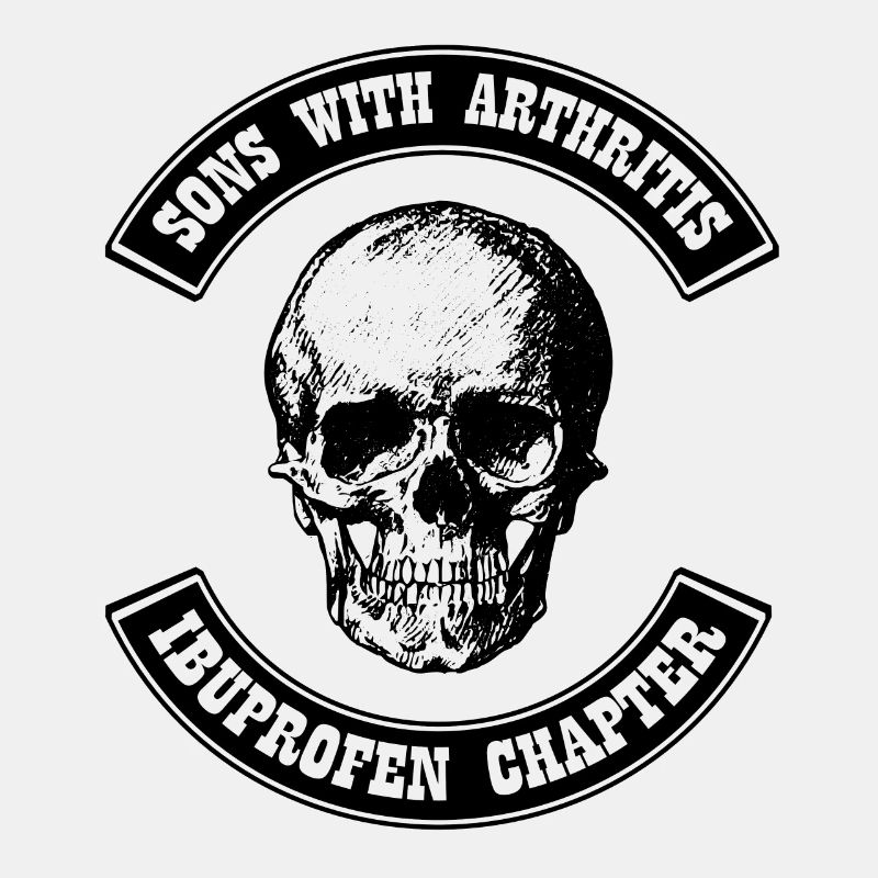 Biker Männer Ibuprofen Arthritis Motorcycle