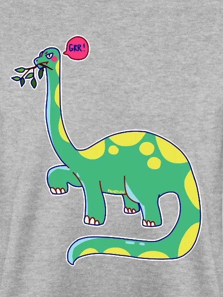 Dinosaurier hat schlechte Laune