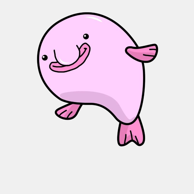 Blobfisch Sticker Blobfisch Geschenkidee Blobfisch
