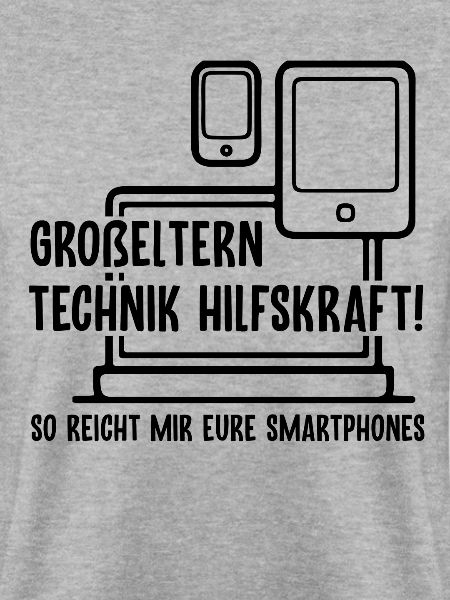 Großeltern Technik Hilfskraft