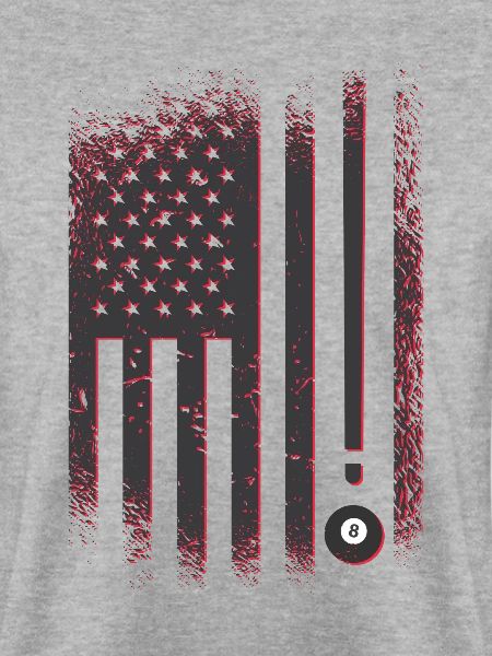 Billard Amerika Flagge