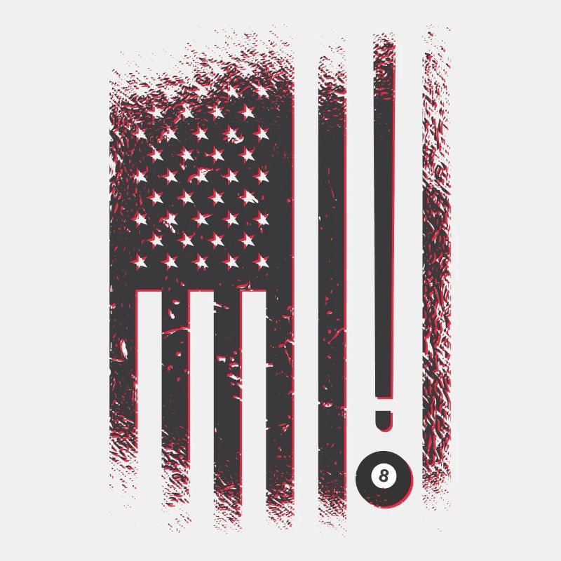 Billard Amerika Flagge