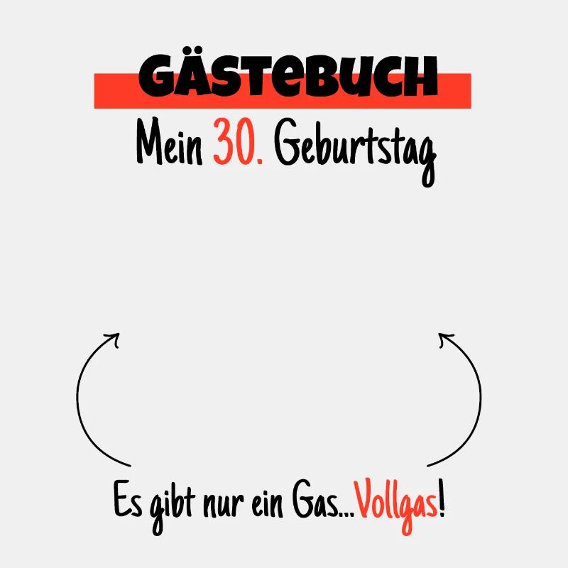 30. Geburtstag Gästebuch