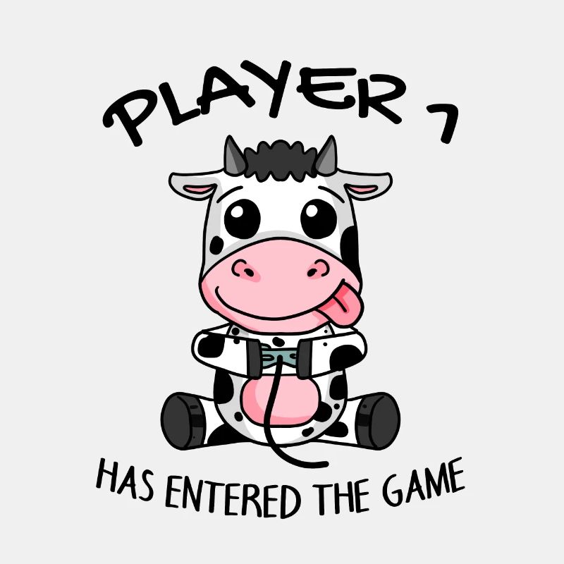 Premier bébé joueur 1 bébé vache enceinte
