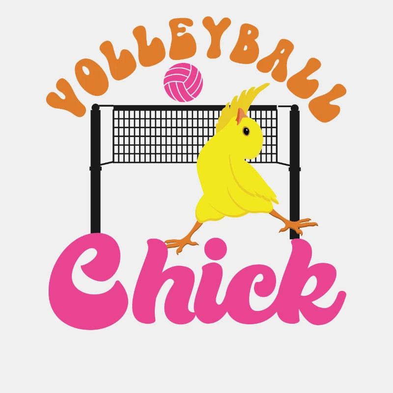 Volleyball Player Team Chicken
