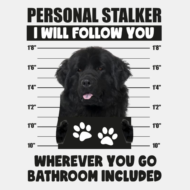 Persönlicher Stalker-Hund, Flat Coated Retriever, Geschenk