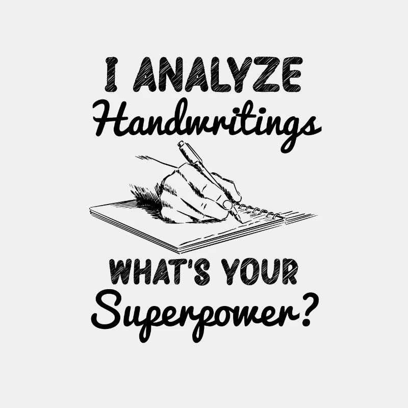I analyze reading handwriting