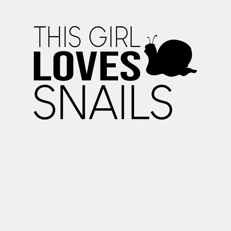 Mädchen Schnecke Spruch