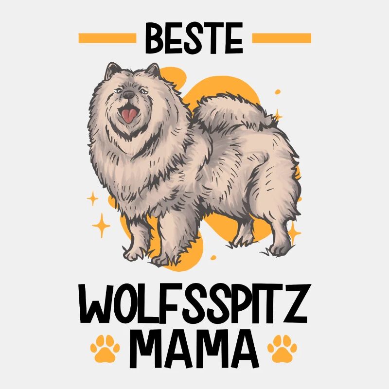 Wolfsspitz Mama deutscher Spitz Keeshond