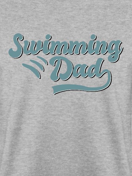 Schwimmen Papa Geschenk