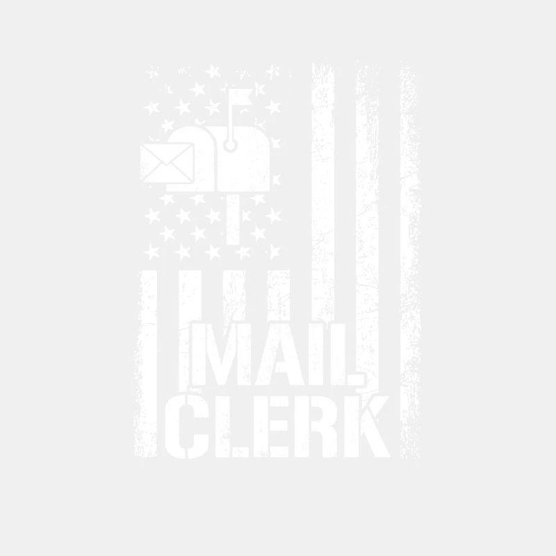 commis au courrier drapeau américain, commis au courrier