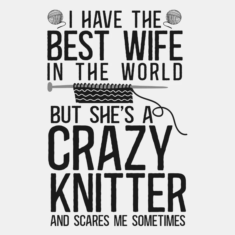 Knitting Knitter Wife Husband