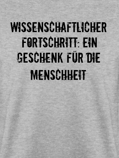 Wissenschaft - Wissenschaftlicher Fortschritt: