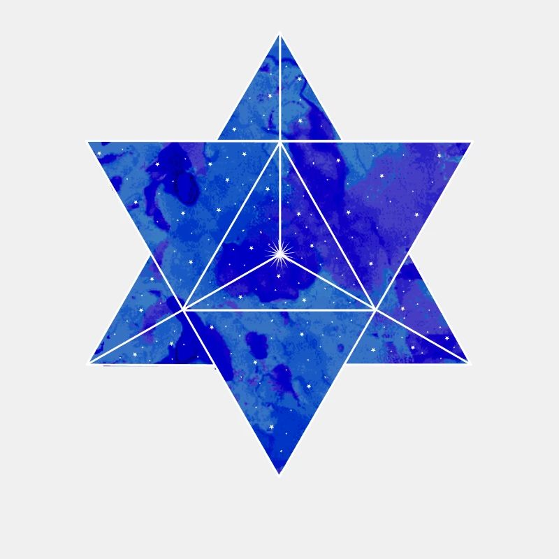 Merkaba - Night Image - Stars - Sacred Geometry