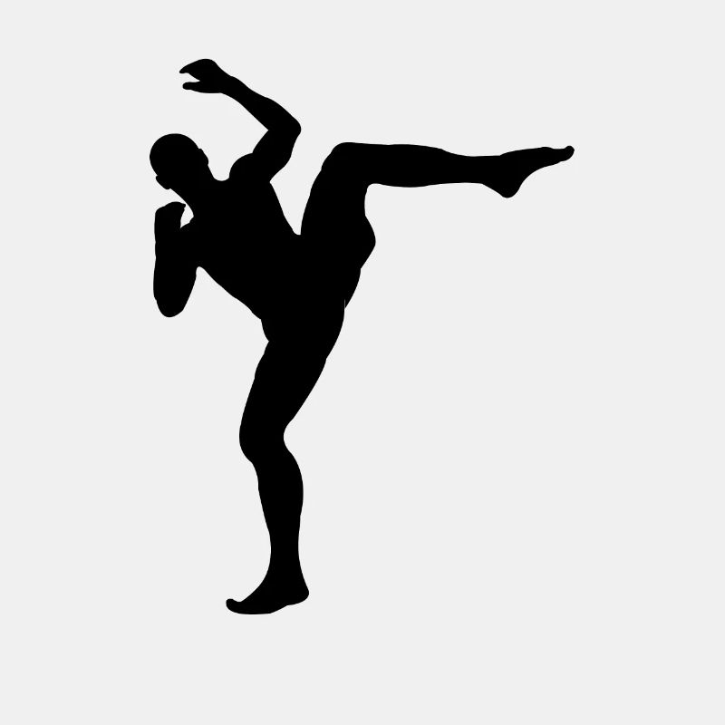 MMA Kampfsport Silhouette