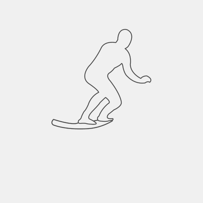 Surfer comic style