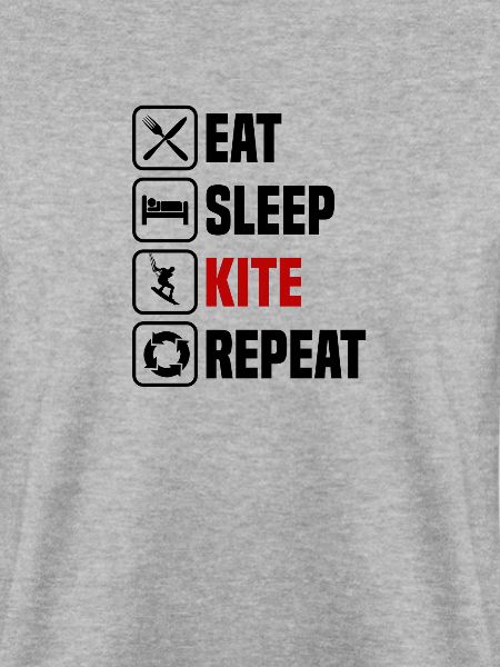 Eating, sleeping, kiting, repeating