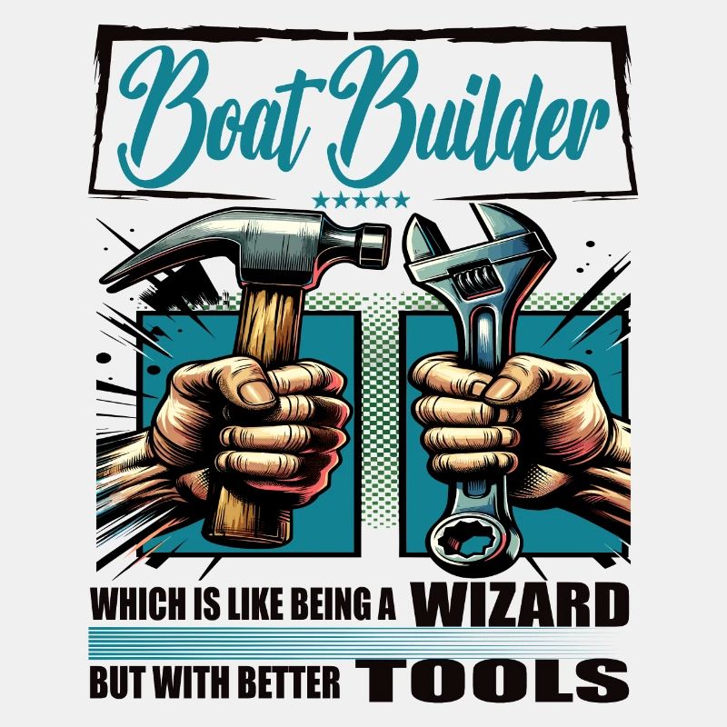 Constructeur de bateaux Profession Dictant Ouvrier