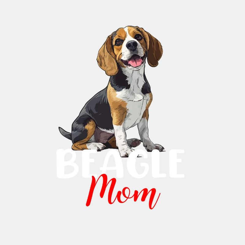 beagle mom beagle