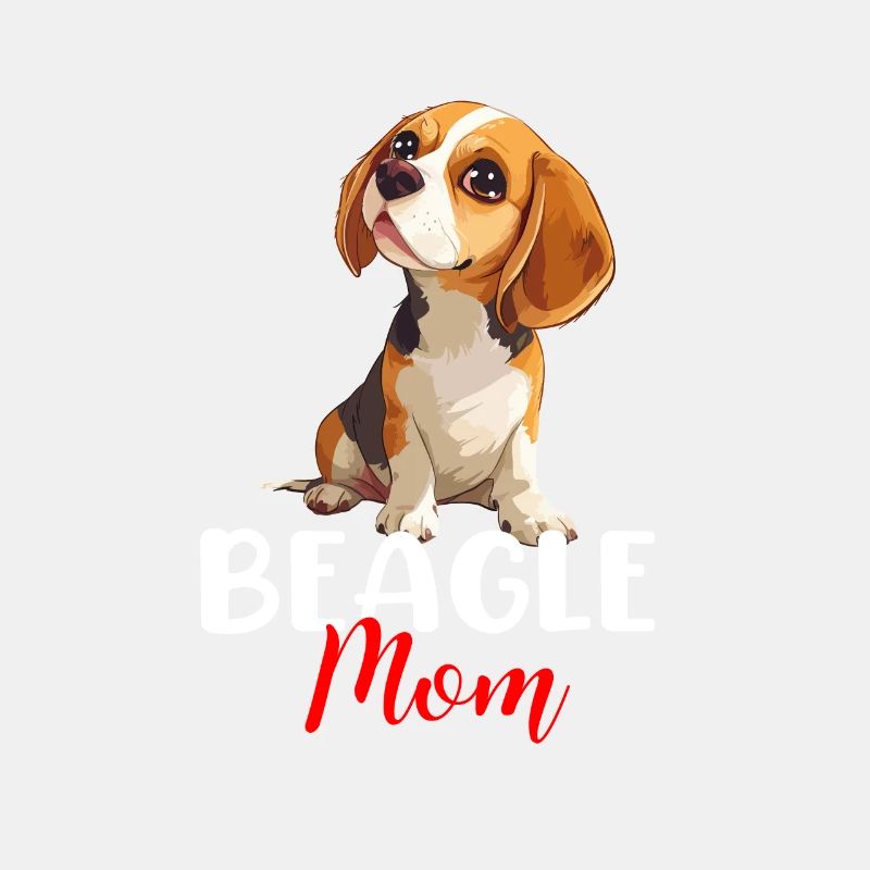 beagle mom beagle
