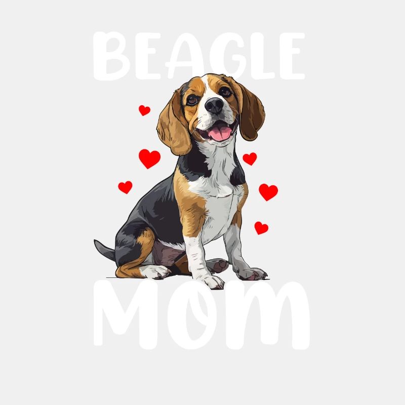 beagle mom beagle