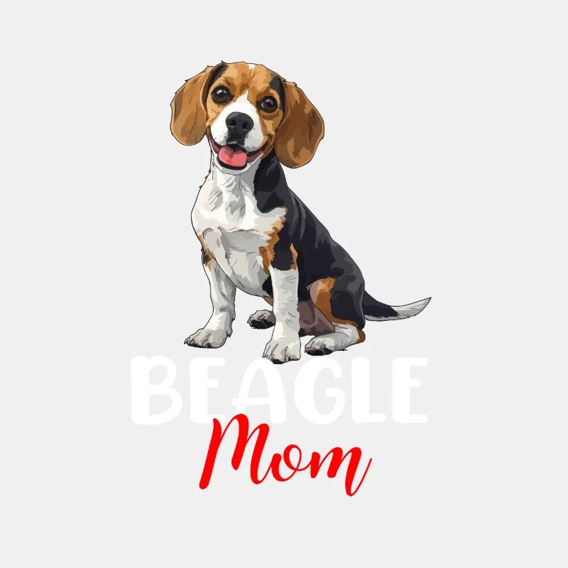 beagle mom beagle