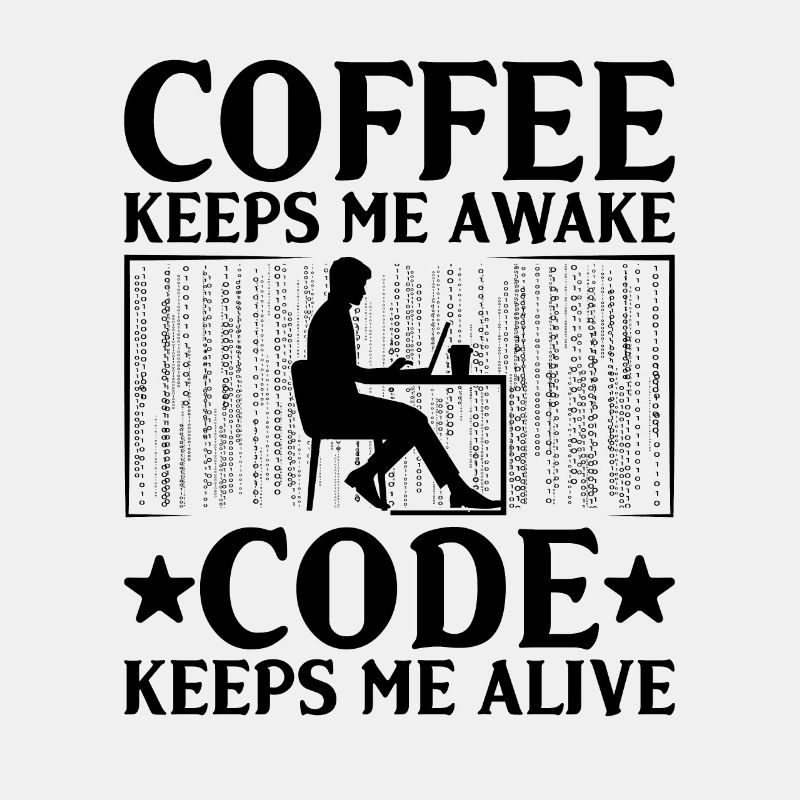 Kaffee-Codierung Programmierer Programmierer Entwickler Nerd Coff
