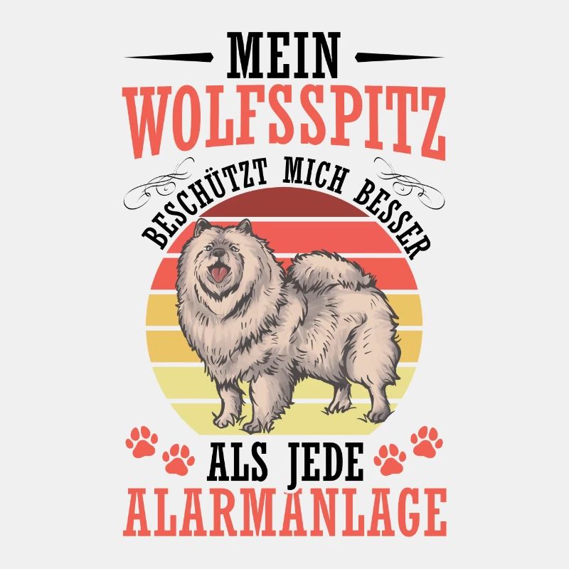 Wolfsspitz me protège Allemand Wolfsspitz