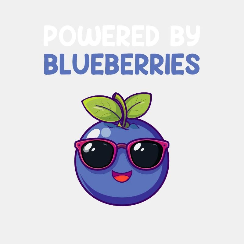 powered by blueberries, blueberry