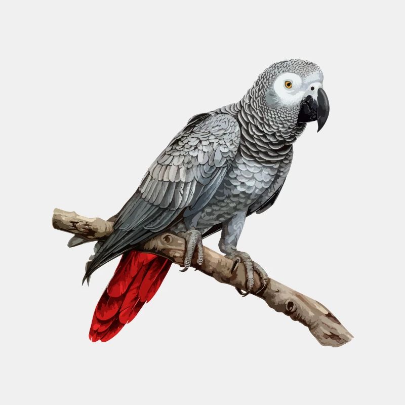 african grey parrot